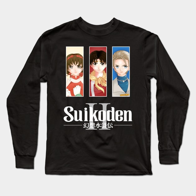 Suikoden 2 Trio Long Sleeve T-Shirt by GensoChiepoo